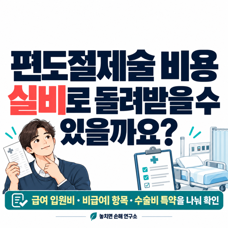 편도절제술 비용, 실비로 돌려받을 수 있을까요? 입원비와 정액형 수술비 특약을 따로 확인....
