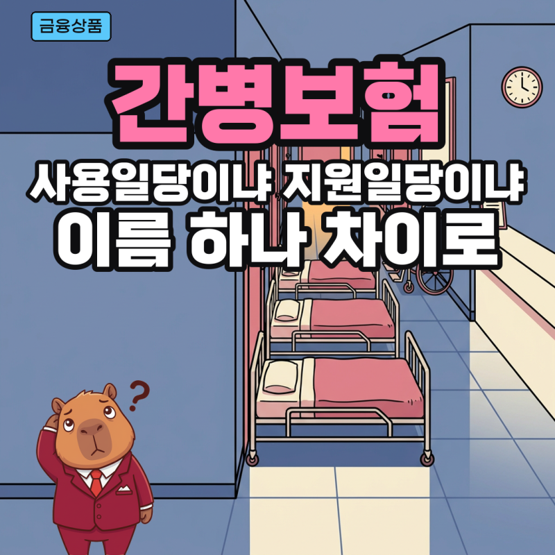 간병보험 사용일당 지원일당 차이, 간병인 하루 비용과 간병보험료 따질 때 볼 것