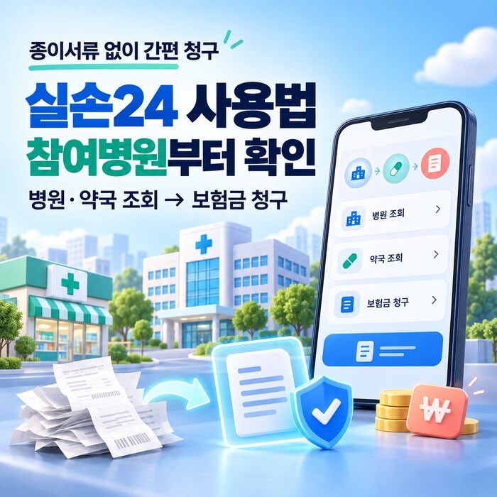 실손24 참여병원 확인, 병원·약국 이용 전 확인할 것