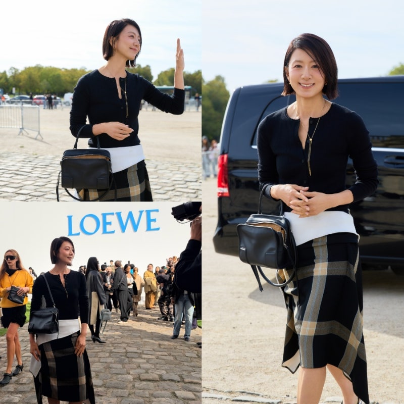 우아함끝판왕 김희애의 로에베 LOEWE 패션 가방 정보