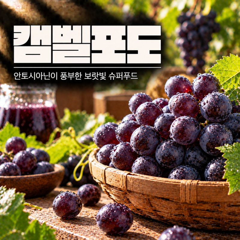 캠벨포도 효능 7가지 머루포도 차이 보관법 씨 뜻 제철