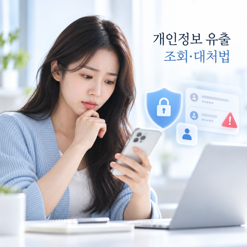 개인정보 유출 조회 방법｜털린 내 정보 확인·명의도용·대처방법