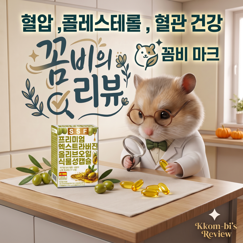 혈관 건강 챙기는 법: 스페인산 피쿠알 유기농 올리브오일 캡슐 효능과 콜레스테롤 관리