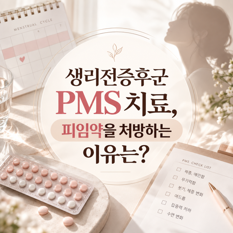 청담 생리전증후군 PMS 치료, 피임약을 처방하는 이유는?