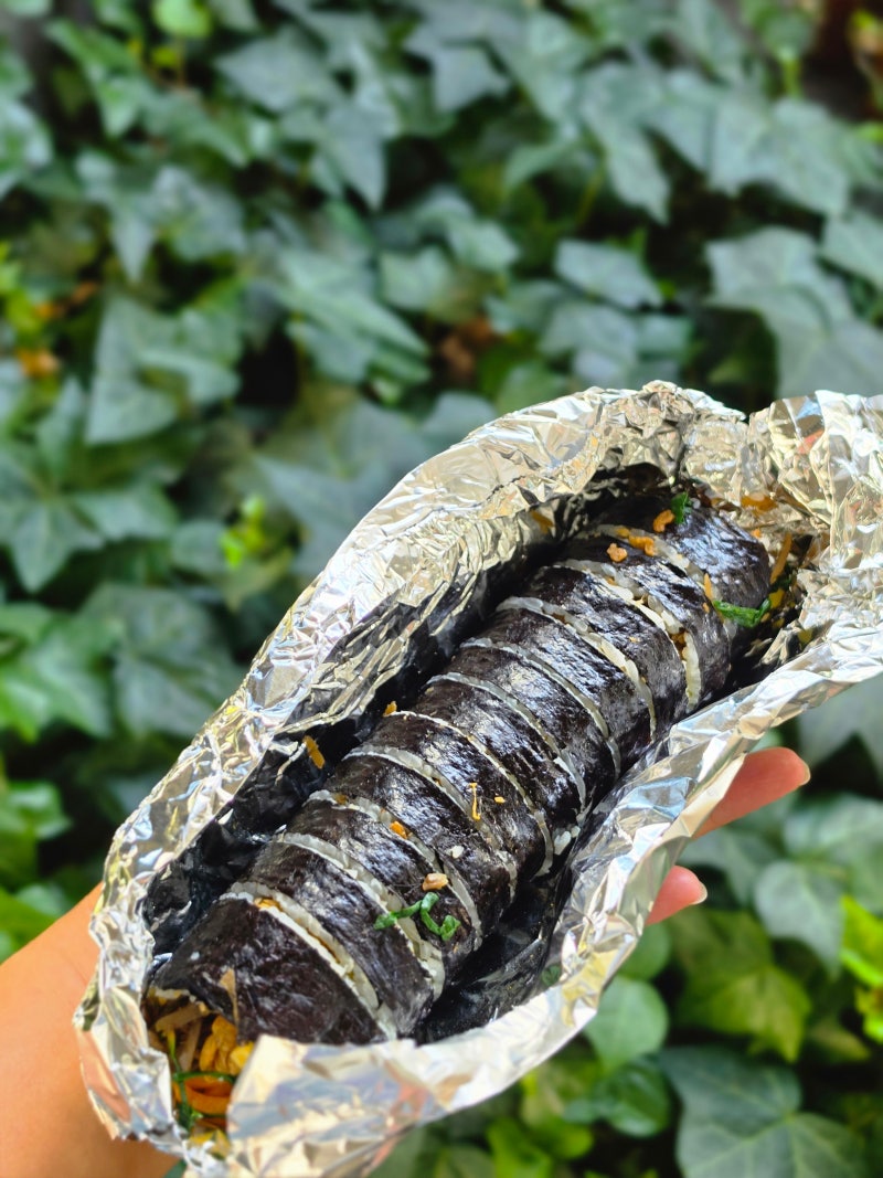 강남 김밥 맛집 추천 유부김밥 한티역 근처 방배김밥