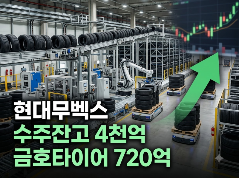 "금호타이어가 720억을 맡겼다" 30년 타이어 물류 레퍼런스가 증명한 수주잔고 4천억, 현대무....