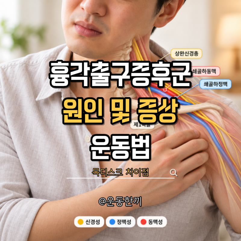 흉곽출구증후군 증상 원인 치료 운동 스트레칭