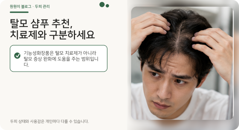 탈모 샴푸 추천 5가지 기준, 두피 타입별 고르는 방법