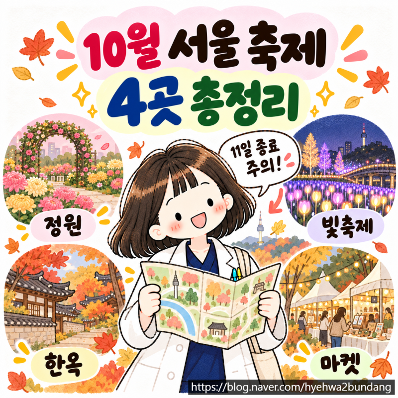 A Complete Guide to 4 October Festivals in Seoul: How to Get There from Bundang/Pangyo via Sinbundang Line and How to Reserve