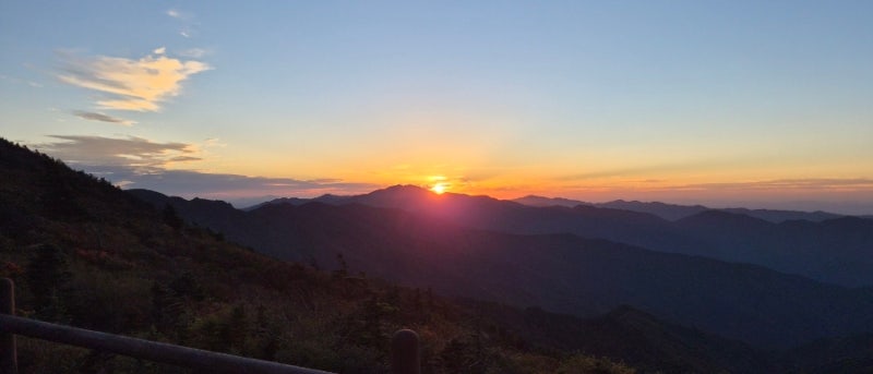 지리산 천왕봉 일출 (백무동- 세석대피소- 장터목 대피소- 참샘- 백무동)