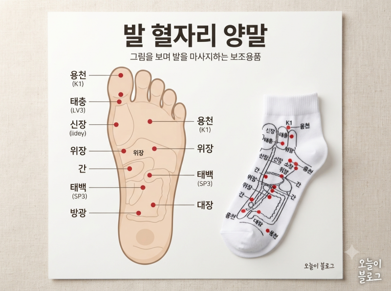 혈자리양말로 발 건강 챙기는 방법과 효과｜발바닥 혈자리 제대로 누르는 법