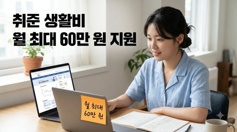 "취업 준비하는데 생활비가 막막하신가요?" 청년 구직활동 지원금 안내