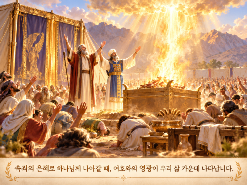 [소감] 여호와의 영광이 온 백성에게 나타나니(레9장)