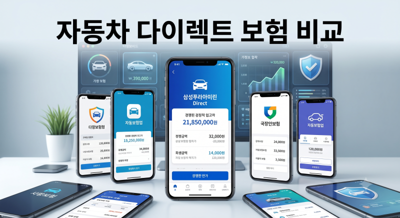 자동차 다이렉트 보험 비교｜삼성화재가 정말 저렴할까? 10개사 견적 비교 전 필독