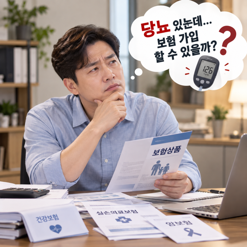 당뇨 있어도 보험 가입될까? 유병자보험에서 꼭 볼 3가지