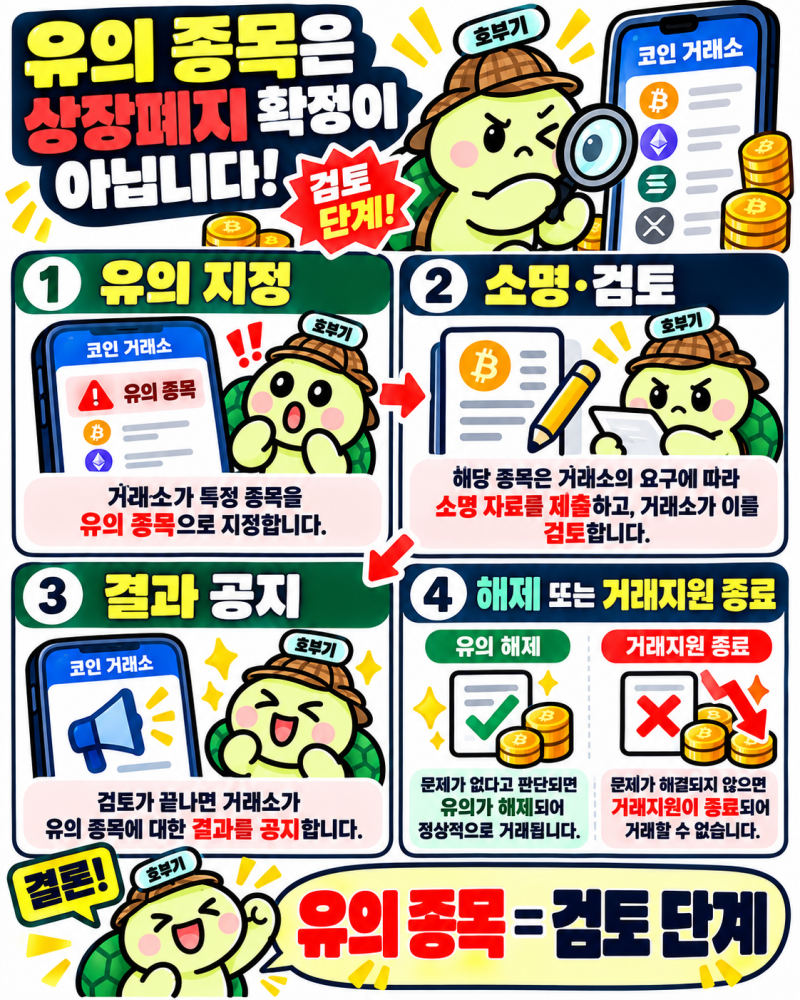 [호부기 기초이론 18.] 내 코인이 갑자기 거래지원 종료된다고?｜루나코인사태·유의 종목·상....
