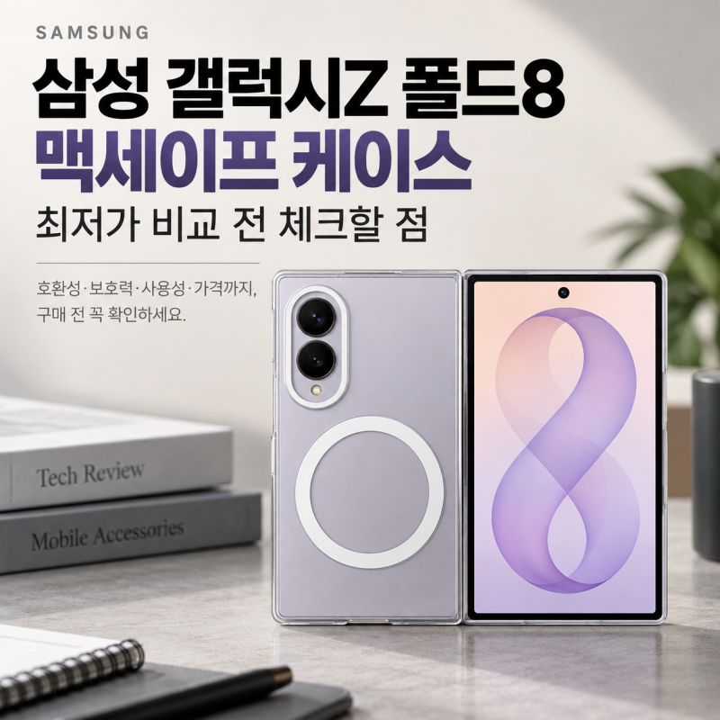삼성 갤럭시Z 폴드8 맥세이프 케이스 | 최저가 비교 전 체크할 점