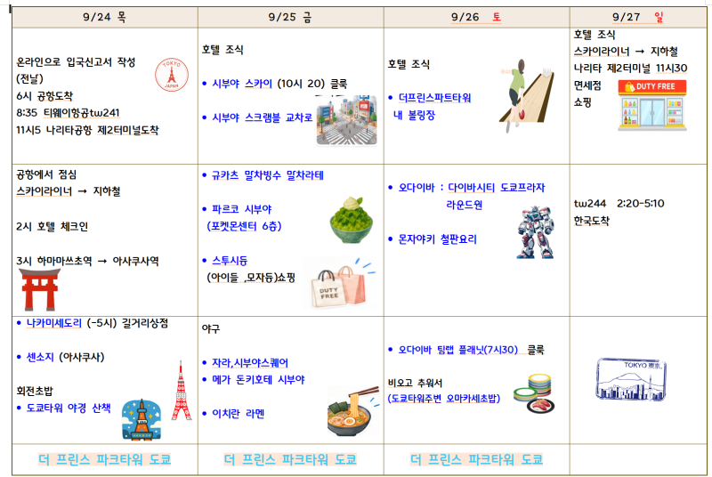 도쿄 3박 4일 가족여행 1일차 | 아사쿠사,센소지부터 도쿄타워 야경까지