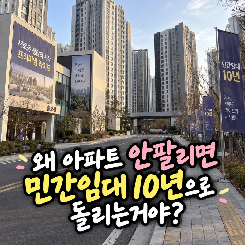 분양 매매 안 되던 아파트가 갑자기 10년 민간임대로 내놓는 이유가 뭔지 아시나요?