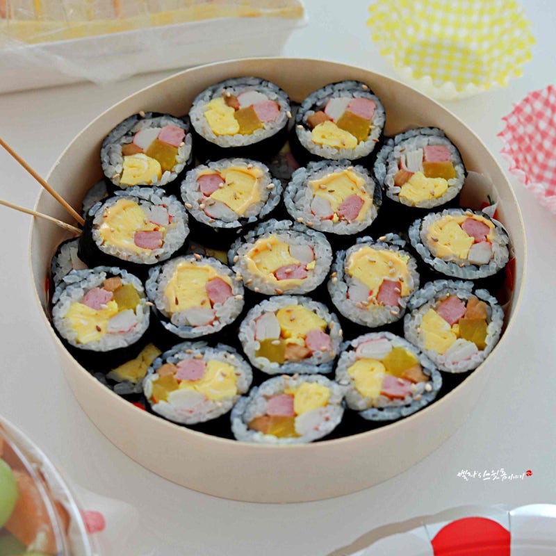 꼬마 김밥 만들기 아이들이 좋아하는 초간단 김밥 피크닉 도시락