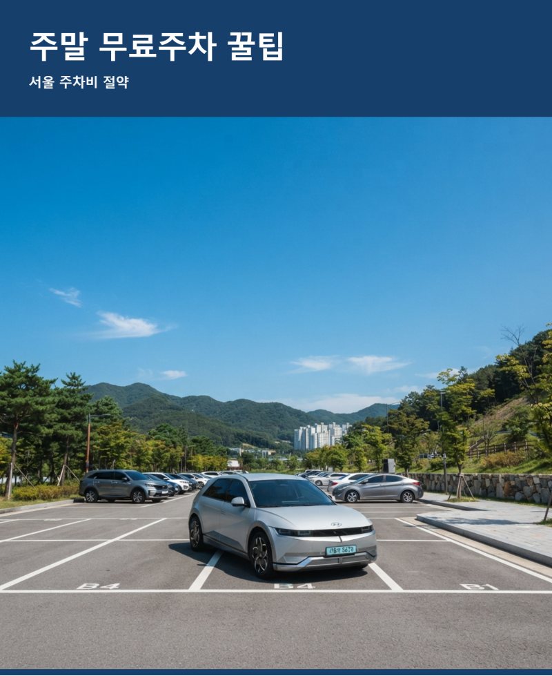 주말 무료주차 가능한 곳 찾는 법: 서울 관공서·공영주차장·공유누리 활용
