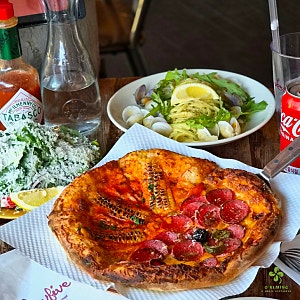 줄서서 먹는 행궁동 피자 맛집! '로우파이브' 옥수수피자 솔직 후기! 수원 데이트 코스 추천