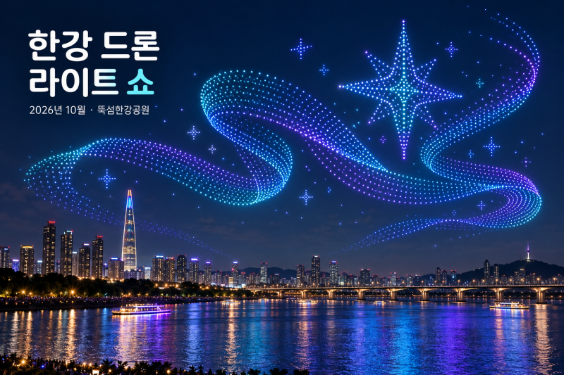 2026 한강 드론 라이트 쇼 일정 (+10월 공연 시간·뚝섬한강공원·가는 길)