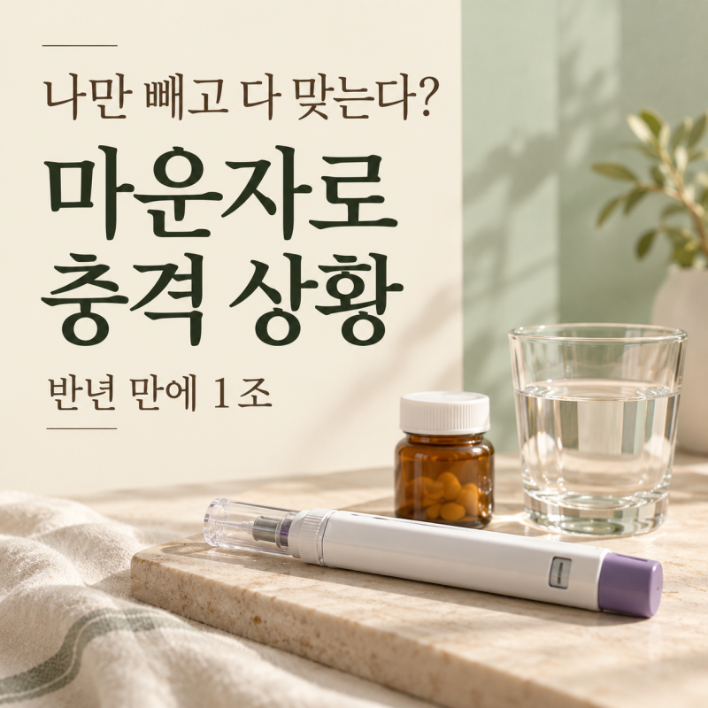 '나만 빼고 다 맞는다?' 마운자로 충격 상황｜한국 상반기 공급액 1조 돌파