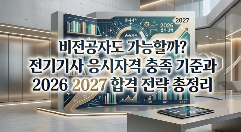 비전공자도 가능할까? 전기기사 응시자격 충족 기준과 2026 2027 합격 전략 총정리