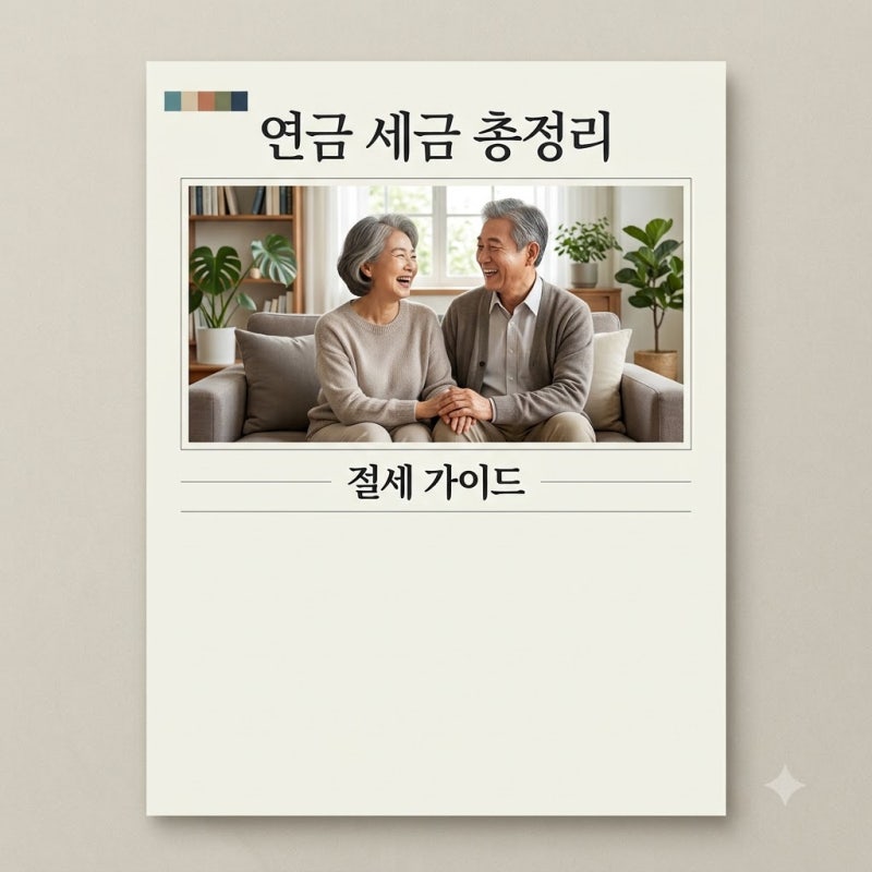 연금소득세 종합소득세 비교 1,500만원 기준 절세법