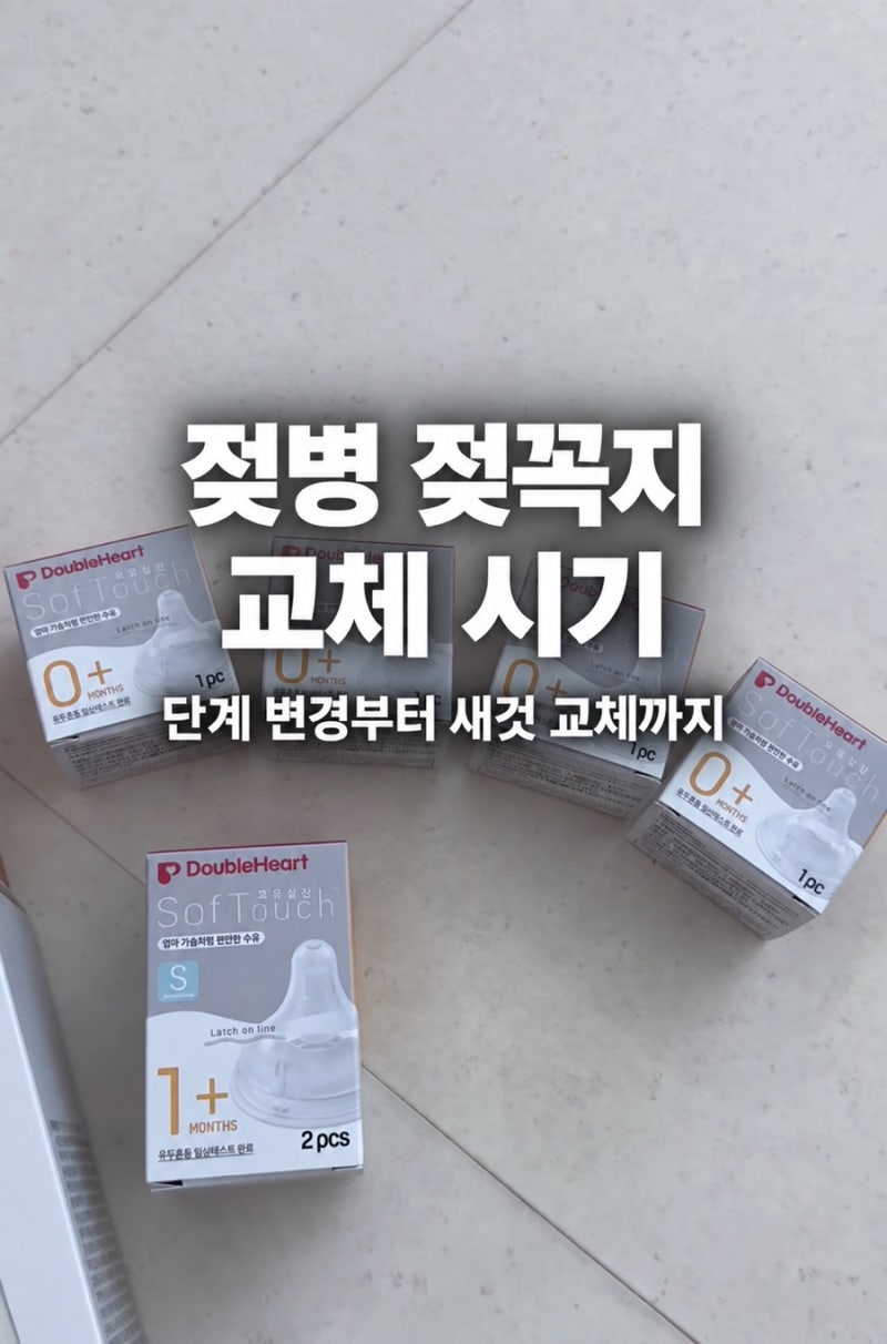 젖병 젖꼭지 교체시기｜단계 올리는 시점과 교체할 때 확인할 것