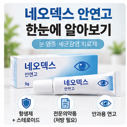 네오덱스 안연고 효과 사용법 처방과 스테로이드 성분