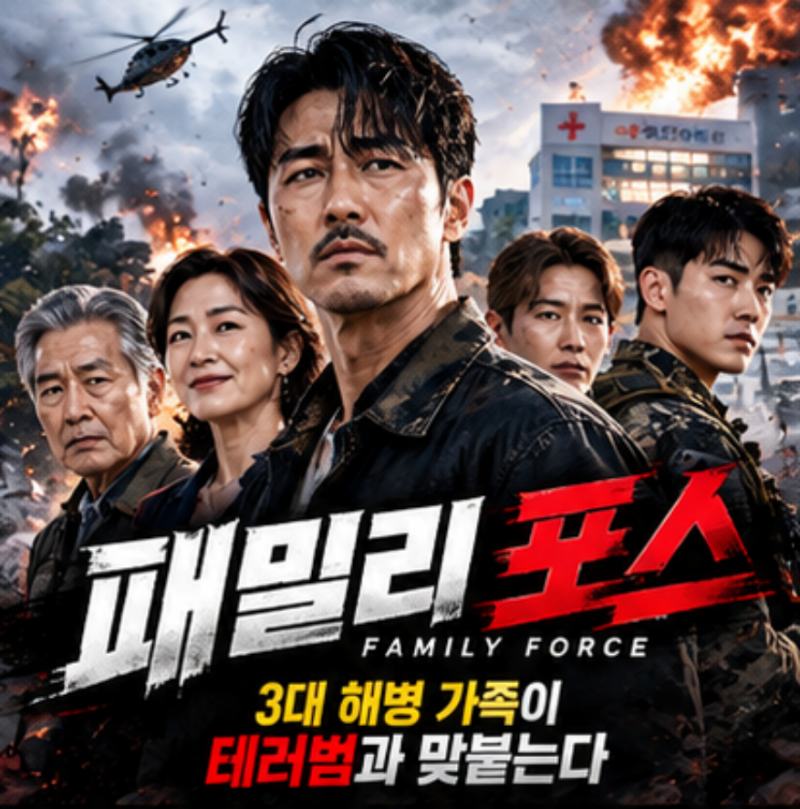 영화 패밀리 포스 차승원·박형식, 3대 해병 가족이 테러범과 맞붙는다