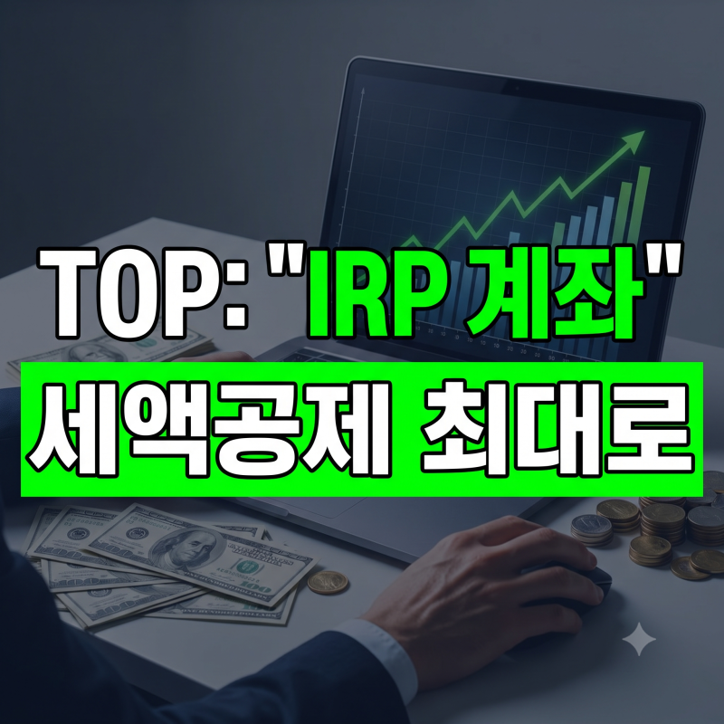 IRP 계좌개설 방법 및 퇴직연금 세액공제 한도·중도인출 조건 완벽 정리