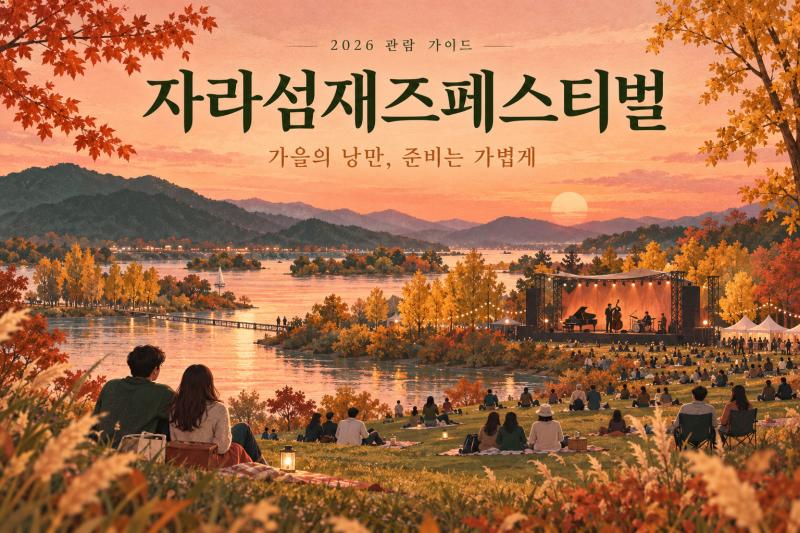 2026 자라섬재즈페스티벌｜주차·셔틀·준비물, 가기 전에 알아둘 관람 팁