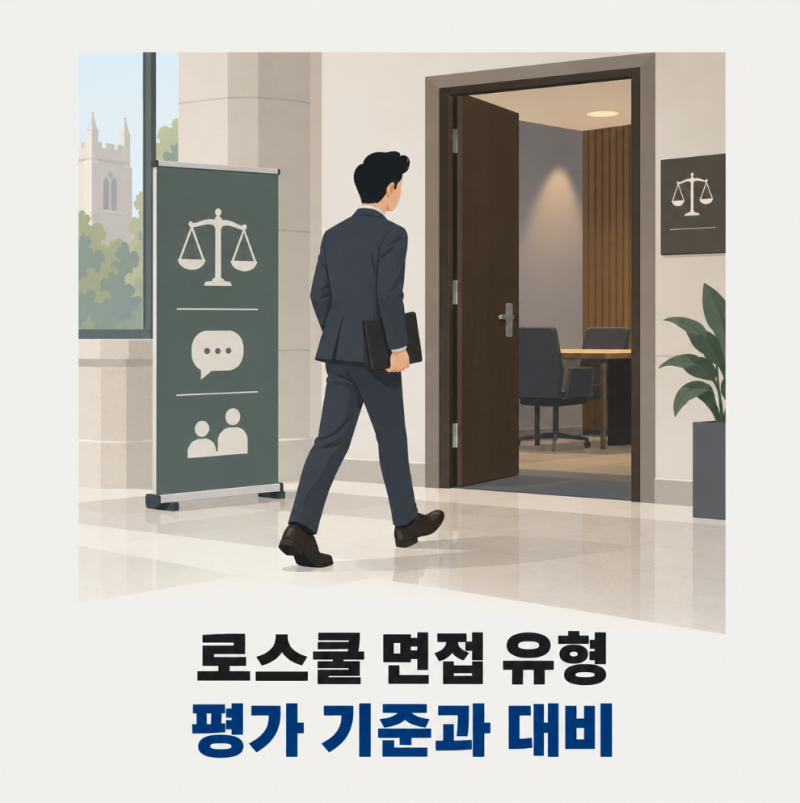 로스쿨 시험 준비, 학교별 면접 유형과 평가 기준