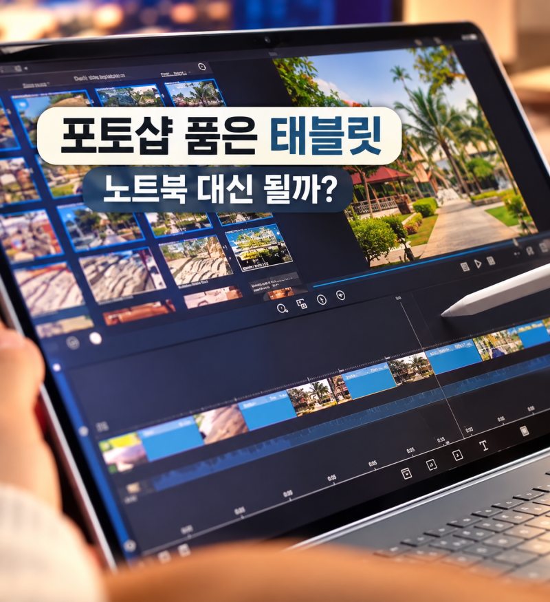 갤럭시탭 S12 공개, 포토샵까지 품었다…노트북 대신 살 만할까?