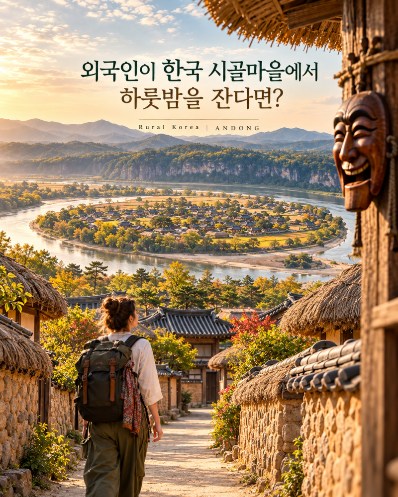 외국인이 한국 시골마을에서 하룻밤을 잔다면? 안동 하회마을·탈춤·종가문화 1박2일