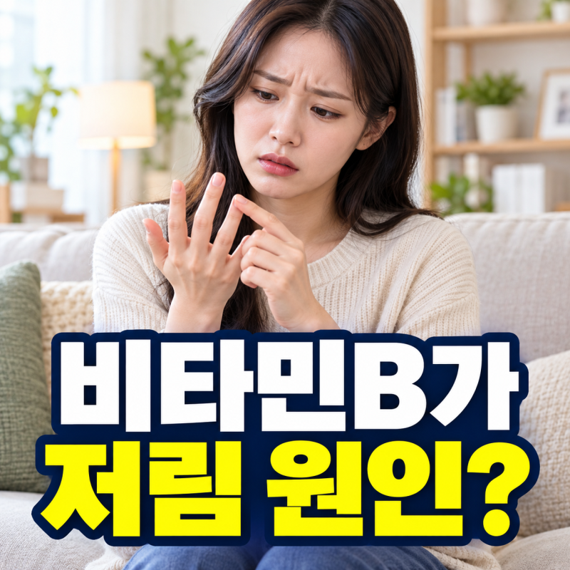 비타민B 손발저림 고함량 B6 부작용? 제가 직접 겪고 해결한 후기