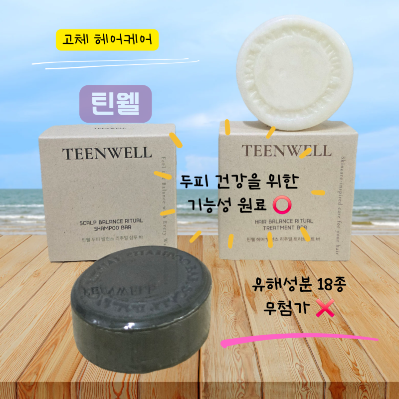 틴웰 고체 샴푸바 & 트리트먼트바 사용 후기 판교 현대백화점 뷰티 페스타
