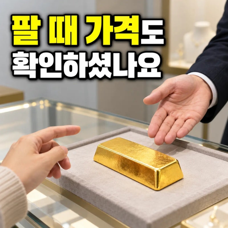 금시세, 한 돈 사기 전에 팔 때 가격도 봤나요