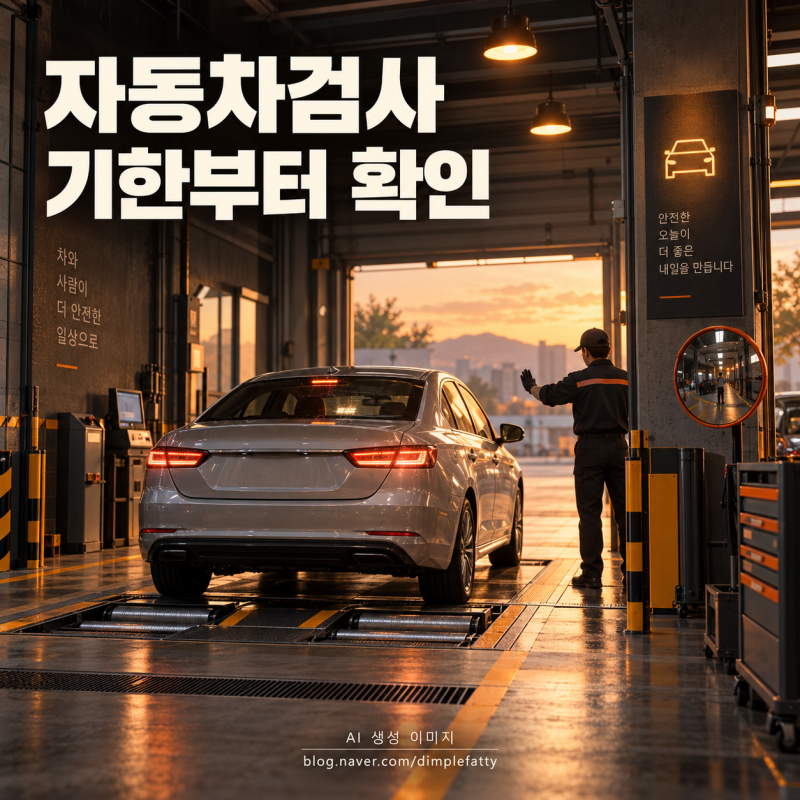 자동차검사 기간·예약·비용｜전 90일·후 31일, 정기·종합과 재검사 기준