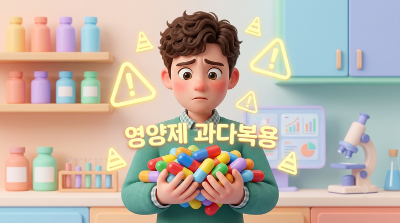 영양제 많이 먹을수록 좋은 게 아니다? '비타민 과다복용 부작용'