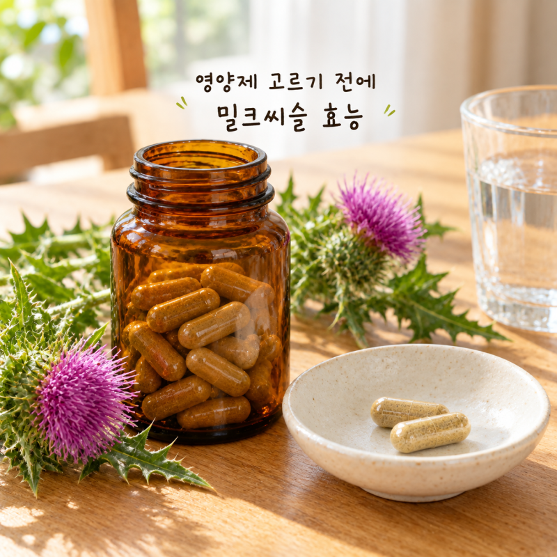 영양제 고르기 전에 짚어보는 밀크씨슬 효능