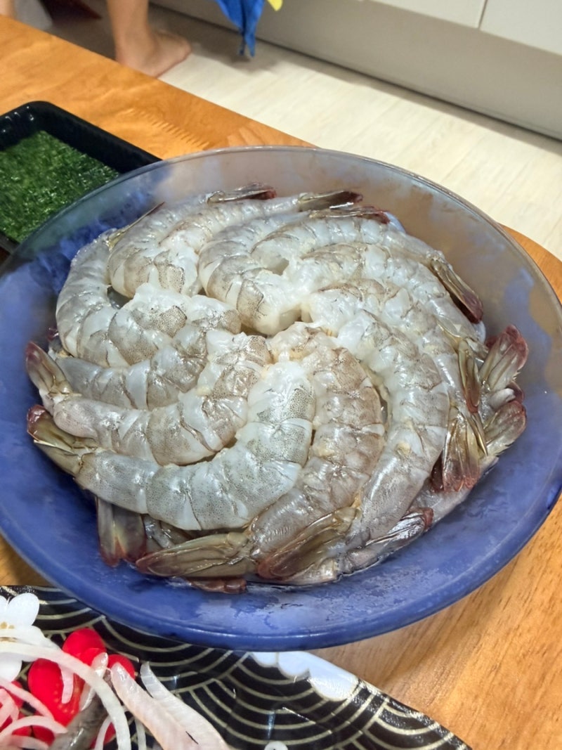 수원 농수산물시장 망치수산 | 생새우, 가을 꽃게, 전어회 포장