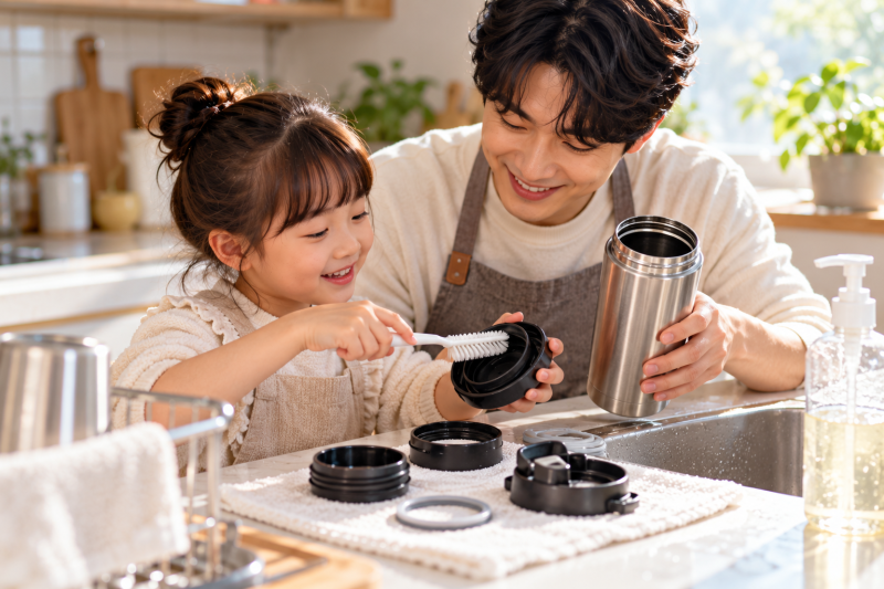 [살림 꿀팁 45편] 텀블러에서 냄새가 난다면? 뚜껑부터 고무패킹까지 관리하는 방법 7가지