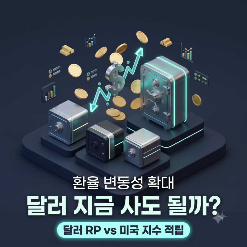 환율 1,300원대 고착화, 달러 지금 환전해도 될까? (달러 RP vs 미국 지수 적립 실전 가이드)