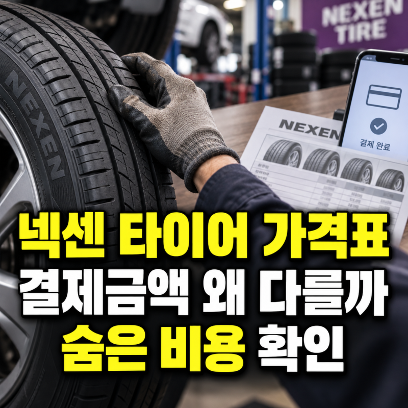 넥센 타이어 가격표의 숨은 비용과 실제 결제 차이 바로 이해하기