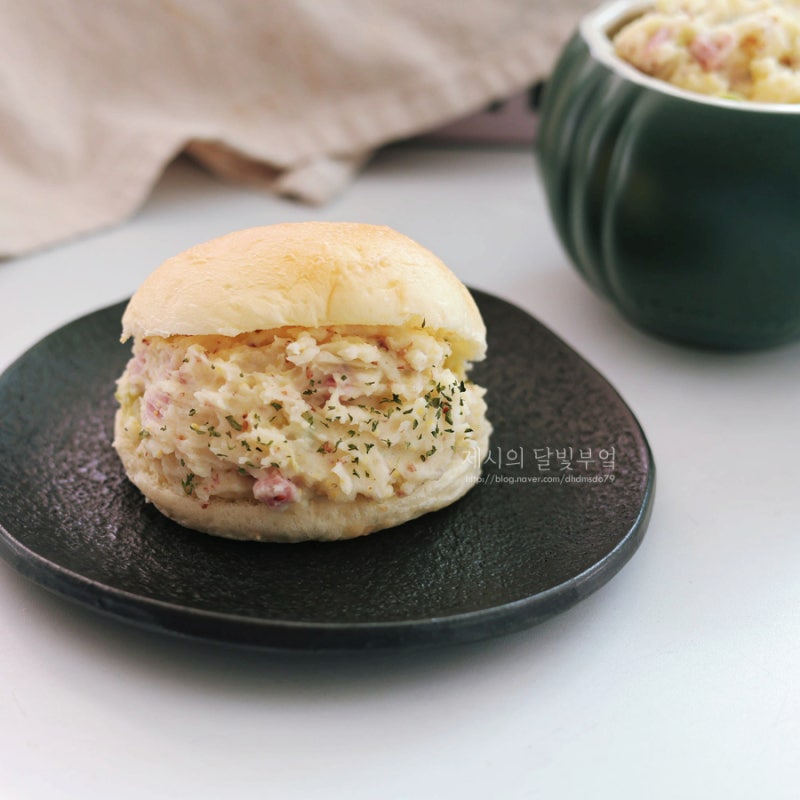 감자샐러드 만들기 햄 감자 으깬감자요리 샌드위치 레시피