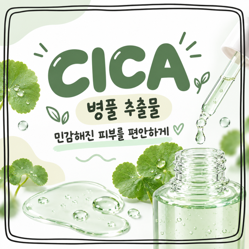 [화장품 공부] 손상된 장벽을 지우는 마데카 크림의 핵심 성분 시카